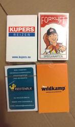 4 sets speelkaarten - nieuw, Ophalen of Verzenden, Nieuw, Speelkaart(en)