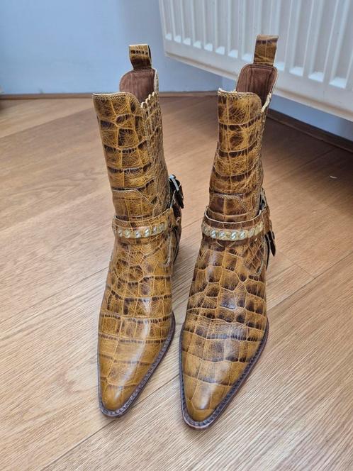 Bronx leren westernboots maat 38, Kleding | Dames, Schoenen, Zo goed als nieuw, Overige typen, Bruin, Ophalen of Verzenden
