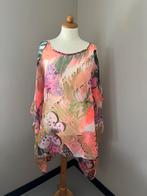 Ibiza flower tuniek jurk vlinder print one size, Kleding | Dames, Ibiza flower, Ophalen of Verzenden, Zo goed als nieuw, Roze