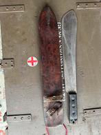 Origineel Brits WO2 Machete Mes met Schede - 1943 J.J.B., Ophalen, Landmacht, Engeland, Mes of Dolk