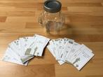 Glazen pot met 60 babbel kaarten / praat kaarten (nieuw), Een of twee spelers, Ophalen of Verzenden, Nieuw