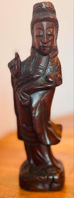 Chinees houten beeldje kwan yin, Ophalen of Verzenden