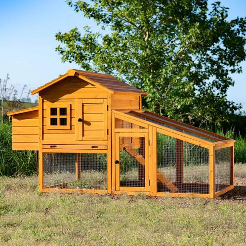NIEUW - Kippenren | Kippenhok | Konijnenhok 175x95x100cm, Dieren en Toebehoren, Pluimvee | Toebehoren, Nieuw, Kippenhok of Kippenren