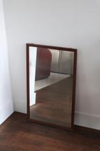 Vintage houten spiegel / retro mid century 60 design Deens, Huis en Inrichting, Woonaccessoires | Spiegels, Ophalen, Zo goed als nieuw