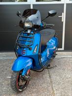 Vespa Sprint 2017 Brom 80cc 4t2v Azurro Blauw, Ophalen, Overige modellen, Maximaal 45 km/u, Zo goed als nieuw