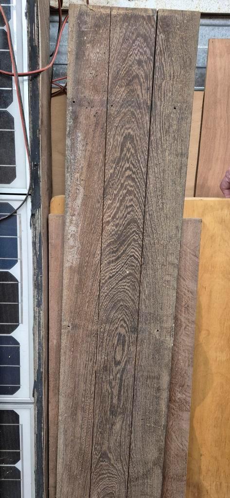 Wenge planken - 8 stuks, Doe-het-zelf en Verbouw, Hout en Planken, Ophalen