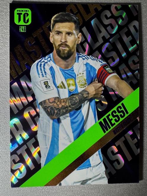 Lionel Messi Master Class 248 Panini Top Class 2025, Hobby en Vrije tijd, Stickers en Plaatjes, Zo goed als nieuw, Plaatje, Verzenden