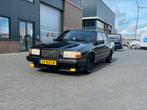Volvo 740 2.3 turbo U9 1991 Zwart, Auto's, Volvo, 1986 cc, Origineel Nederlands, Te koop, 1301 kg