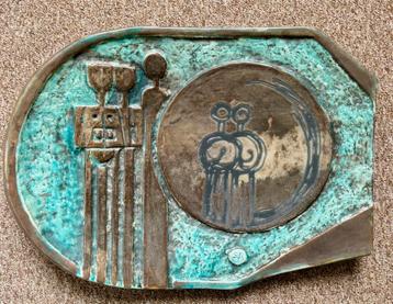 Wandbord/plaat van keramiek beschikbaar voor biedingen