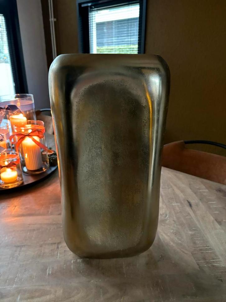 Colmore Vaas - Goud/Brons - Weinig Gebruikt, Huis en Inrichting, Woonaccessoires | Vazen, Zo goed als nieuw, Overige kleuren, Minder dan 50 cm