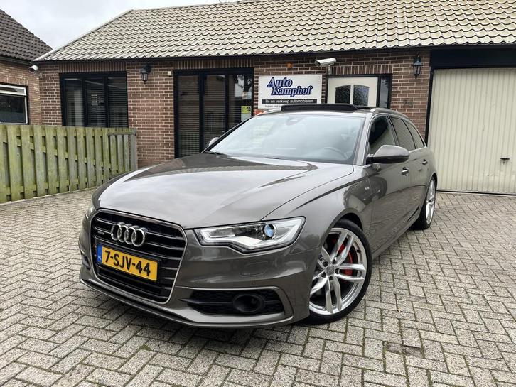 Audi A6 Avant 3.0 TFSI quattro S-line Panodak 20" (bj 2012), Auto's, Audi, Bedrijf, Te koop, A6, 4x4, ABS, Achteruitrijcamera