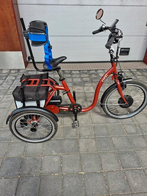 3 wielfiets electrisch Huka City M, Fietsen en Brommers, Fietsen | Driewielfietsen, Zo goed als nieuw, Ophalen