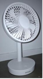 Kleine oplaadbare ventilator met verschillende standen, Ophalen, Nieuw, Tafelventilator
