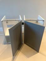 2x kastje wastafel of nachtkastje, grijs, ENHET Ikea, Huis en Inrichting, Badkamer | Badkamermeubels, Ophalen, Minder dan 50 cm