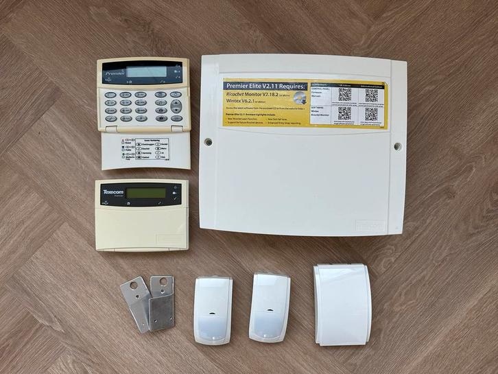 Texaco Premier Elite 24 Compleet Alarmsysteem, Doe-het-zelf en Verbouw, Alarmsystemen, Gebruikt, Compleet systeem, Beweging, Alarmoproep bij centrale