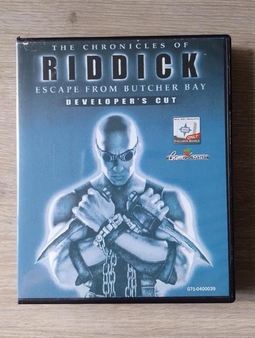 pc riddick escape from butcher bay developers cut, Spelcomputers en Games, Games | Pc, Gebruikt, Ophalen of Verzenden