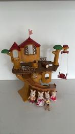 Sylvanian Families Boomhut met Figuren, Kinderen en Baby's, Speelgoed | Poppenhuizen, Ophalen of Verzenden, Gebruikt, Poppenhuis