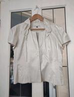 Natan stijlvolle zilver witte blouse maat M, Ophalen of Verzenden, Zo goed als nieuw, Maat 42/44 (L), Wit