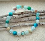 Armband in maat naar wens van turquoise halfedelsteen, Info.adorabeads@gmail.com, Want 18 Hoogvliet, Adorabeads, Met edelsteen