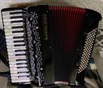 accordeon, Muziek en Instrumenten, Accordeons, Toetsaccordeon, Zo goed als nieuw, 96-bas, Met riemen