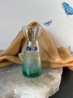 Charoiet beschermt intuïtie daadkracht geluk eigenwaarde TIP, Sieraden, Tassen en Uiterlijk, Oorbellen, Hangers, Paars, Nieuw