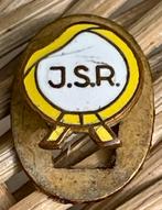 Reverknoop Geëmailleerd J.S.R. speld, Verzamelen, Speldjes, Pins en Buttons, Ophalen of Verzenden, Zo goed als nieuw