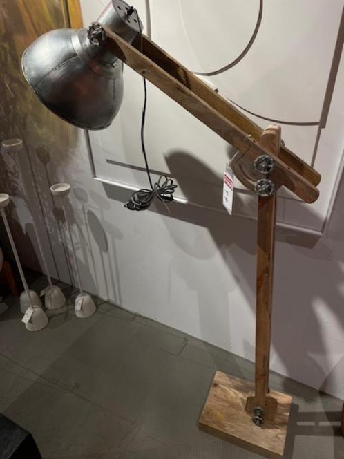 Te koop: Trendhopper vloerlamp, Huis en Inrichting, Lampen | Vloerlampen, Nieuw, 150 tot 200 cm, Hout, Metaal, Ophalen of Verzenden