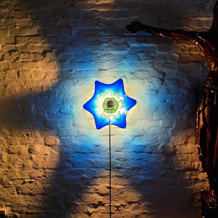 Vintage Murano glazen wandlamp., Huis en Inrichting, Lampen | Wandlampen, Ophalen of Verzenden