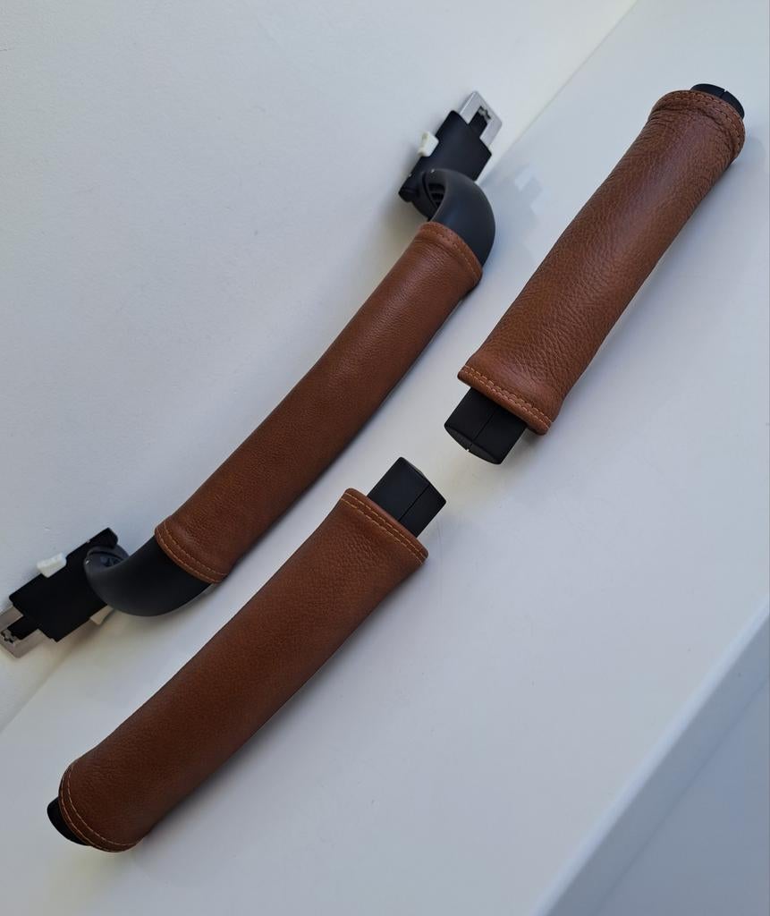 Nieuw. Set echt lederen hoezen voor Bugaboo Fox / Lynx, Ophalen of Verzenden