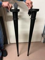 Twee kaarsenkandelaren samen €7,50, Ophalen, Gebruikt