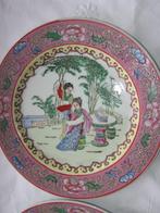 Chinees 1950 Family Rose borden Set, Antiek en Kunst, Antiek | Porselein, Verzenden