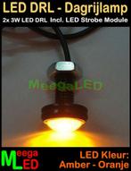 LED Auto Knipper set Oranje 2x 3W Zwart RF afstandsbediening, Auto diversen, Ophalen of Verzenden
