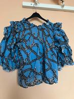 Blauwe Silvian Heach Top met Kettingprint - Maat L, Kleding | Dames, Ophalen of Verzenden, Zo goed als nieuw, Maat 42/44 (L), Blauw