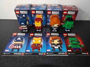 Als nieuw 4x Lego Brickheadz Marvel 41589, 41590, 41591, 415 beschikbaar voor biedingen
