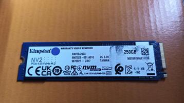 Kingston 256GB m.2 nvme pcie 4.0 beschikbaar voor biedingen