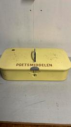 Vintage Gele Brabantia Poetsmiddelen trommel, Ophalen of Verzenden, Huis en Inrichting
