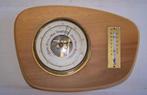 Vintage houten barometer/thermometer. Nwst., Ophalen of Verzenden