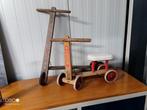 Vintage Houten Speelgoed Rolli Step en Loopfiets, Ophalen of Verzenden, Gebruikt, Groter dan 1:32