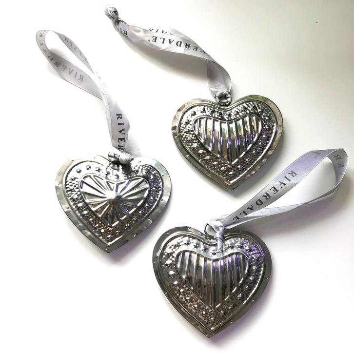 Riverdale Metalen Harten - Set van 3, Antiek en Kunst, Antiek | Woonaccessoires, Ophalen of Verzenden