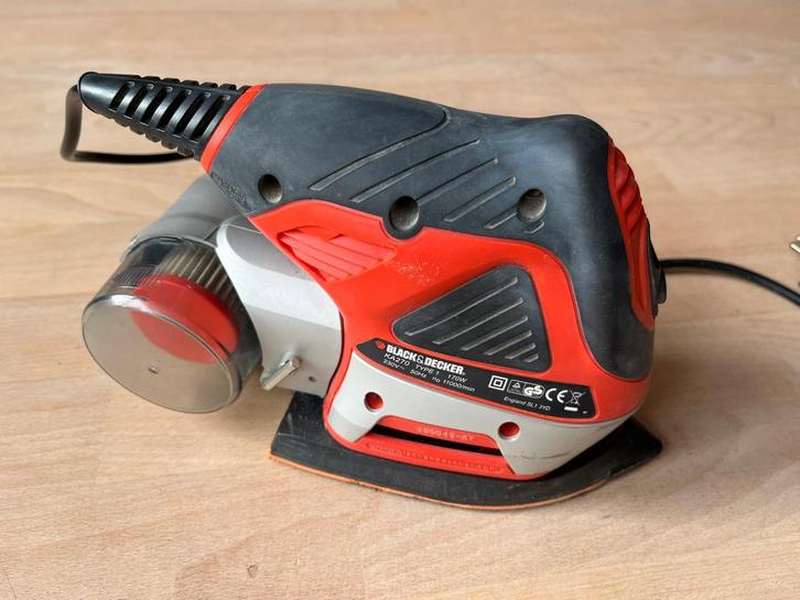 Black en Decker vlakschuurmachine (type: KA270), Doe-het-zelf en Verbouw, Gereedschap | Schuurmachines, Gebruikt, Vlakschuurmachine