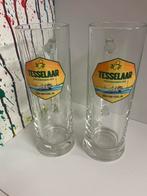 Tesselaar bierpullen set van 2 glazen, Verzamelen, Biermerken, Ophalen of Verzenden, Nieuw, Glas of Glazen, Overige merken