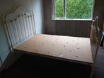 Mooi stalen bed robuust, Huis en Inrichting, Slaapkamer | Bedden, Ophalen, Eenpersoons, Zwart, 140 cm