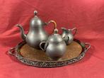Tinnen thee set met dien blad, Antiek en Kunst, Antiek | Tin, Ophalen of Verzenden