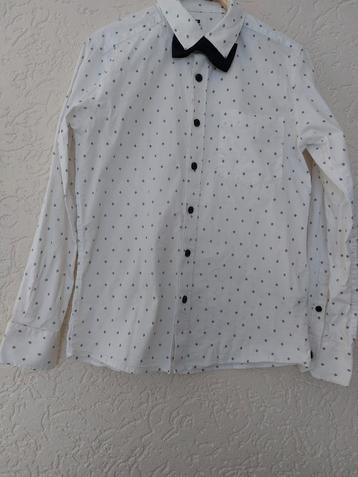WE overhemd met strik, maat 146-152 beschikbaar voor biedingen