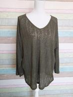 Trui: Feestelijke groene glittertrui - YOINS - XL, Kleding | Dames, Ophalen of Verzenden, Zo goed als nieuw, Maat 46/48 (XL) of groter