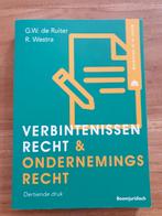 Verbintenissenrecht &Ondernemingsrecht De Ruiter en Westra I, Ophalen of Verzenden, Zo goed als nieuw
