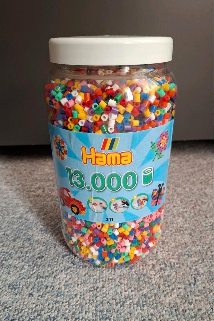 Hama 13000 strijkkralen, Hobby en Vrije tijd, Knutselen, Materiaal, Ophalen of Verzenden