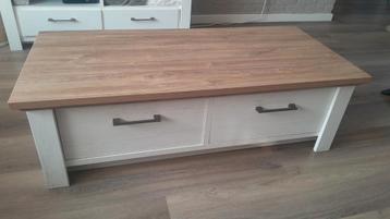 Salontafel, wit, landelijk  beschikbaar voor biedingen