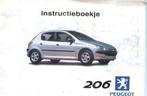 Peugeot 206 handleiding / instructieboek, Ophalen of Verzenden