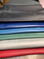 Effen en prints leren lappen/vellen/huiden, Hobby en Vrije tijd, Stoffen en Lappen, Overige kleuren, Leer of Kunstleer, Nieuw